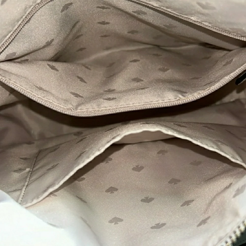 NWOT! Kate Spade White Leather Rainbow Lettered Purse w/ 2 Straps & Dusty - Picture 5 of 16